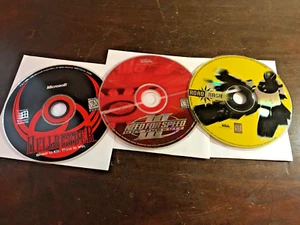 3 Disc Only PC Games, Road Rash, Need Speed 3, Hellbender, bit rough - Picture 1 of 4