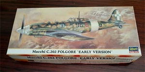 Hasegawa Macchi C 202 1/72 Regia Aeronautica I/III Seri Early Version Sigillato - Foto 1 di 2