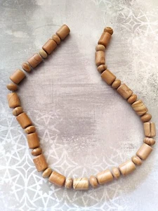 vintage unused beads Picture Jasper matched barrel rondelle qty 38 - Picture 1 of 6