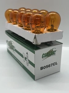 CLASSIC 581 567 12V PY21W Ambra Arancione Indicatore Lampadine Auto Off Set Perni - X 10 - Foto 1 di 8