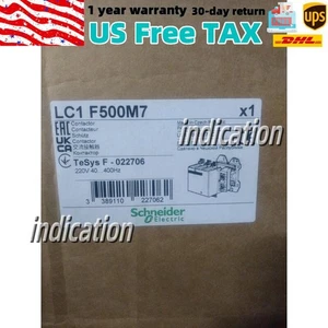 LC1F500M7 LC1-F500M7 SCHNEIDER Contactor 3 poles AC3 500A 220Vca NEW IN BOX! - Picture 1 of 3