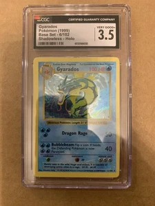 1999 Pokémon Gyrados Holo Shadowless CGC 3.5 - Bild 1 von 1