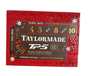 Taylormade TP5 Dice Golf Balls 1 Dozen 12 Balls - Picture 1 of 5