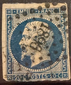 🦬 Empire N°14 - 20 c Bleu - Losange PC 1896 - Marseille🦬 - Picture 1 of 1