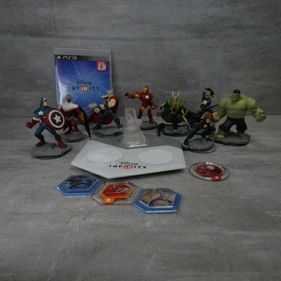 Lote Disney Infinity 2.0 Marvel Super Heroes pacote PS3 Sony PlayStation 3 testado - Imagem 1 de 4