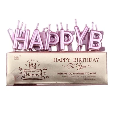 Feliz Cumpleaños Cartas Pastel Oro Plata Velas Espiral Flores Vela Cupcakes  Foto 1 de 4