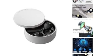 Invisible Earbuds Small Mini Wireless Bluetooth Earpiece Phone Discreet Black - Picture 1 of 7