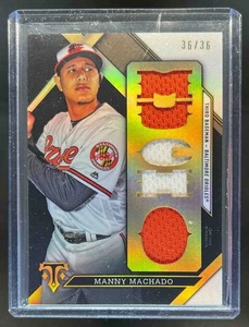 2016 Topps Triple Threads Manny Machado Jersey #36/36 Orioles - Picture 1 of 2