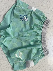 1987 Chelsea Away Shorts. Kids Size (prob 7-10). Rare & Great For Collectors/fan - Picture 1 of 2