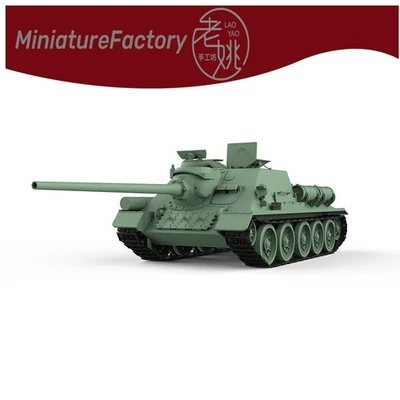 SSMODEL 1:1250 Soviet SU-100 Tank Destroyer 6pcs - Image 1 of 4