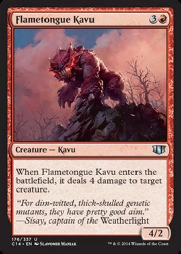 Flametongue Kavu - Commander 2014 #176/337 MTG Magic The Gathering - Image 1 of 1