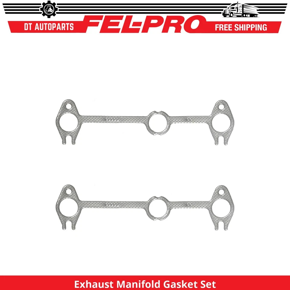 Para 1989-1991 Isuzu Trooper 2.8L V6 conjunto de junta coletor de escape Fel-Pro 1990 - Imagem 1 de 1