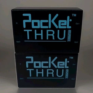 2 VINTAGE ANATEK POCKET THRU MIDI SPLITTERS EXECELLENT WORKING CONDITION - Picture 1 of 4