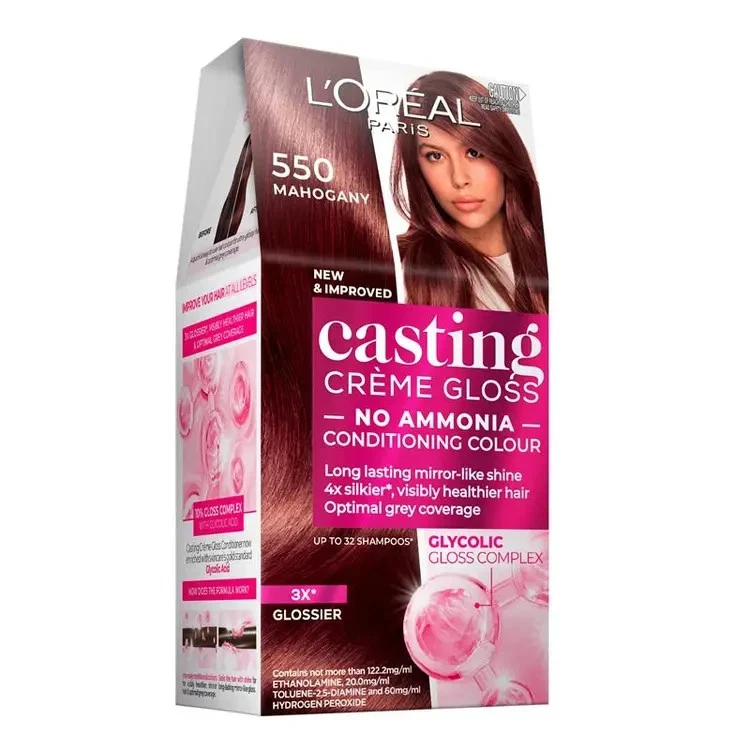 L'Oreal Paris Casting Crème Gloss Semi-Permanente Haarfarbe 550 Mahagoni Red Dye - Bild 1 von 1