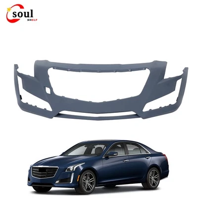 Front Bumper Cover For Cadillac CTS Sedan 2014-2019 Primed 84033411 22934276 Foto 1 de 4