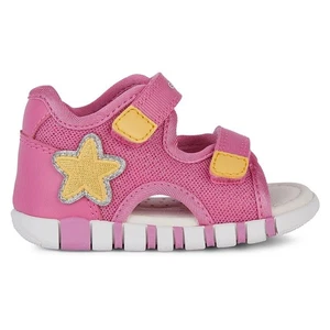 Geox B Sandal Iupidoo Gir, Bimba 0-24, Dk Pink Yellow, 21 EU-21 EUGeox - Foto 1 di 6