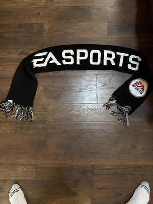 EA Sports Knit Scarf Adult Black Madden Fifa Electronic Arts Promo - Image 1 of 3