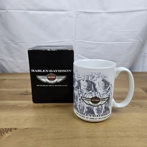 New Harley Davidson 100th Anniversary White Painted Racer Cup 97910-02V New - Bild 1 von 13