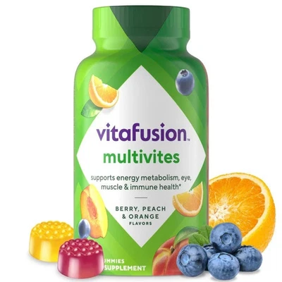 Multivitaminas gomosas Vitafusion Multivites para adultos 150 gomosas cada una envío rápido Foto 1 de 4