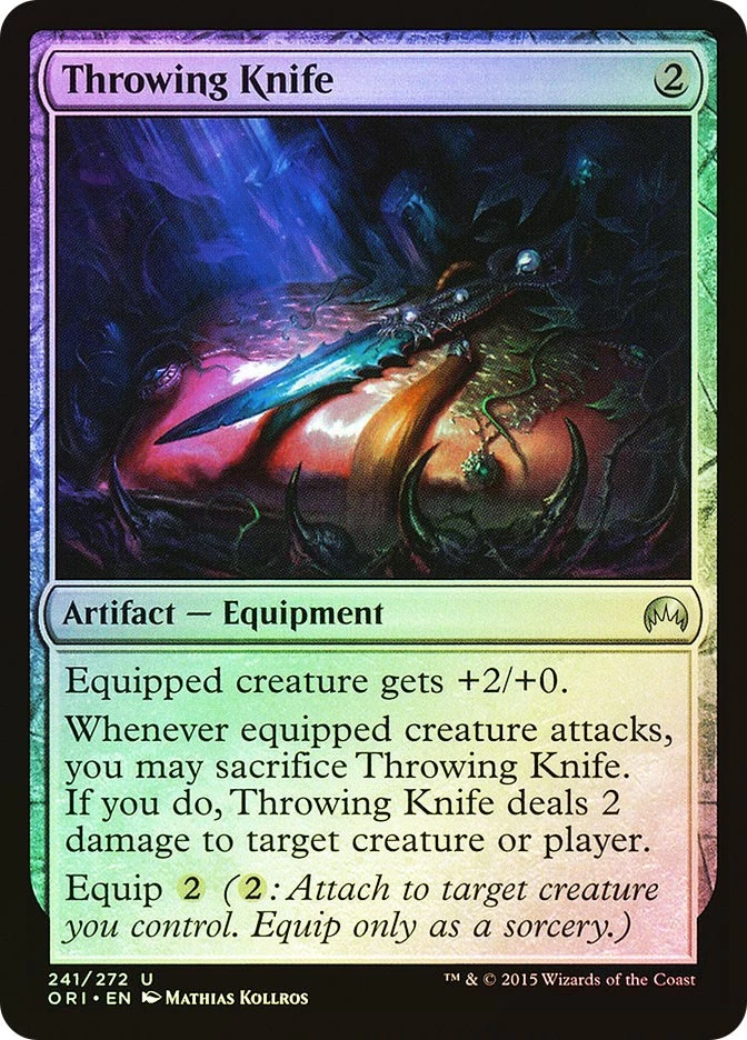 MTG FOIL Throwing Knife  - Magic Origins #241 - Image 1 of 1