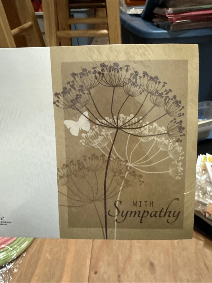With Sympathy Cards 10 Pack with Envelopes - Image 1 of 1