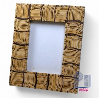 Decorative Zodax Wooden Picture Frame Home decoration 8 5/8"x 10.5" fits 5"x7" - Image 1 of 4