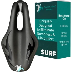 Adamo Island Saddle Surf EBike Seat - Sella bicicletta anatomica stretta per... - Foto 1 di 7