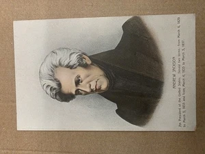 Andrew Jackson Presidential Portrait Print Postcard - Picture 1 of 2