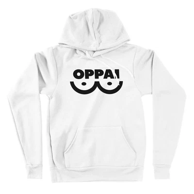 Pullover Unisex Sudaderas con Capucha Suéter Manga Larga Blanco Talla 2XL Estampado Oppai Foto 1 de 2