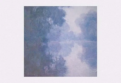The Seine at Giverny, Morning Mists Claude Monet Poster Print - Image 1 of 2
