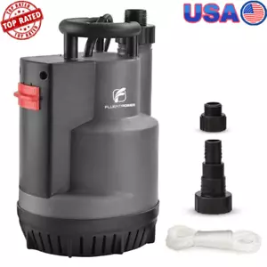 1/2HP Submersible Sump Pump 2500GPH Auto Manual Control Basement Garden Flooding - Picture 1 of 7