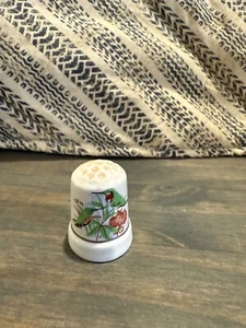 VIntage Porcelain Thimble Hummingbirds - Picture 1 of 3