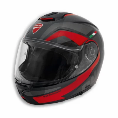 Ducati Nolan x-Lite Horizon V3 Helmet Carbon Flip up Sun Visor Modular - Image 1 of 3
