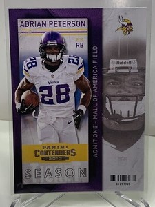 2013 Panini Contenders #100 Adrian Peterson Minnesota Vikings