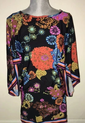 New TRINA TURK Electric Reef Tunic Cover Up size Small ($152) NWOT Resort - Image 1 of 4