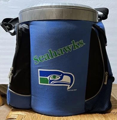 VTG 94’ NFL Seattle Seahawks Pak Chest Cooler Top Slide Open - Imagem 1 de 4