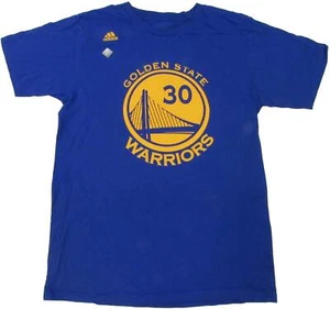 New Golden State Warriors #30 Stephen Curry Mens Size M Medium Adidas Blue Shirt - Picture 1 of 6