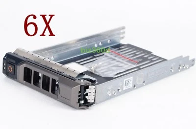 6X 3.5" SAS SATA Hard Drive Tray Caddy  for Dell PowerEdge R410 R710 F238F - Image 1 of 4