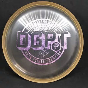 Discraft Cryztal Fierce Paige Pierce DGPT 2020 Points Champion Purple Checks VGC - Picture 1 of 20