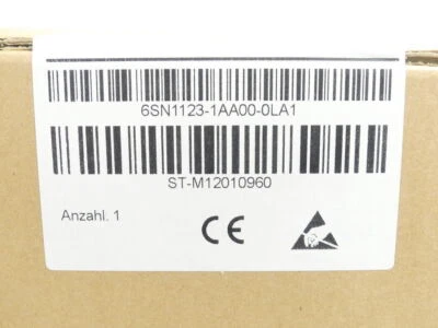 6SN1 123-1AA00-0LA1 NEW SIEMENS 6SN1123-1AA00-0LA1 SIMODRIVE 611 Power Module - Image 1 of 4