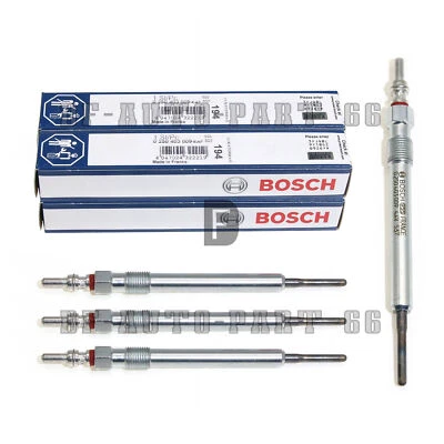 4x Bujías incandescentes OEM BOSCH 059963319AB para A1-A8 Q3 Q5 Q7 SEAT ŠKODA TIGUAN T6 TDI Foto 1 de 4