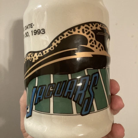 Jacksonville Jaguars NFL 1993 Franchise Date Mug Stein Cover