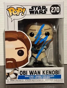 Ewan McGregor Signed Obi Wan Kenobi Funko Pop 270 Blue Beckett BAS Witnessed - Picture 1 of 9