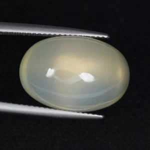 15,90 ct WUNDERSCHÖNER GLÄNZENDER - NATÜRLICHER MONDSTEIN - OVALER CABOCHON siehe Vdo N7 - Bild 1 von 4