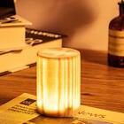 Wood Grain Bedside Lamp Fast Charging LED Table Night Lamp Soft Lighting Durable