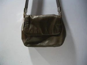 VINTAGE  RARE KENNETH COLE  BROWN  LEATHER  LADIES SHOULDER  BAG NICE  - Picture 1 of 10