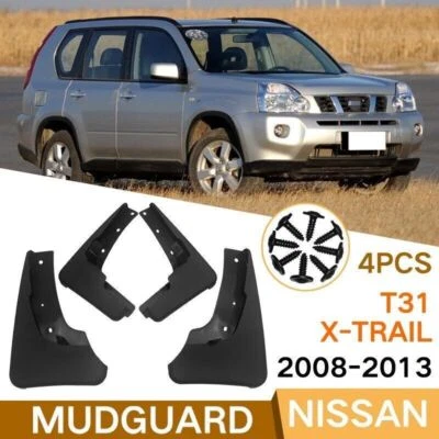 Guardabarros protector contra salpicaduras guardabarros para Nissan X-Trail T31 2008-2013 4 piezas Foto 1 de 4
