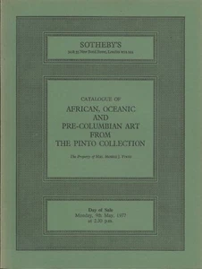 SOTHEBY’S OCEANIC AFRICAN PRE-COLUMBIAN AMERICAN INDIAN Pinto Coll Catalog 77 - Imagen 1 de 1