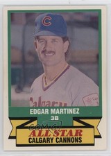 1989 CMC AAA All-Stars/Future Stars Edgar Martinez #34 HOF