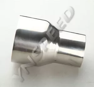 2.5" TO 3.5" STAINLESS STEEL REDUCER PIPE ADAPTER CUSTOM INTERCOOLER LENGTH 5" - Picture 1 of 5